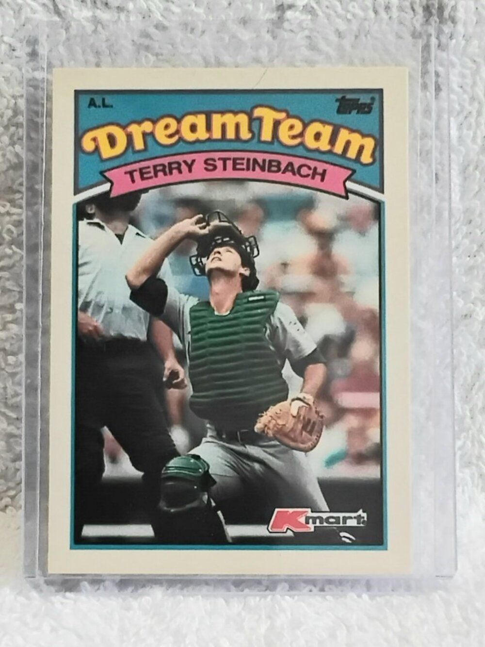 5/$20 Mint 1988 Topps/Kmart Terry Steinbach Dream Team RC 1980's MLB Card 19!!